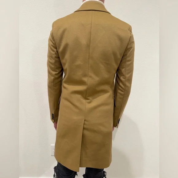 HUGO RED LABEL/HUGO BOSS FASHIONS MIGOR CAMEL WO/CASH TOPCOAT Retail $595.0 - Picture 3 of 4